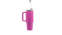 Stainless Steel Ice Figher Mug Cerise