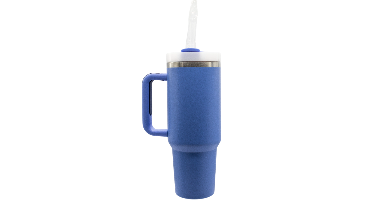 Stainless Steel Ice Figher Mug Lt.Blue