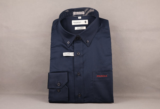 Pringle William L/S Classic Shirt  Dark Blue