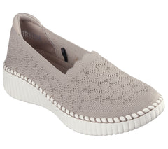 Skechers Womens Wilshire Blvd Shoes Taupe