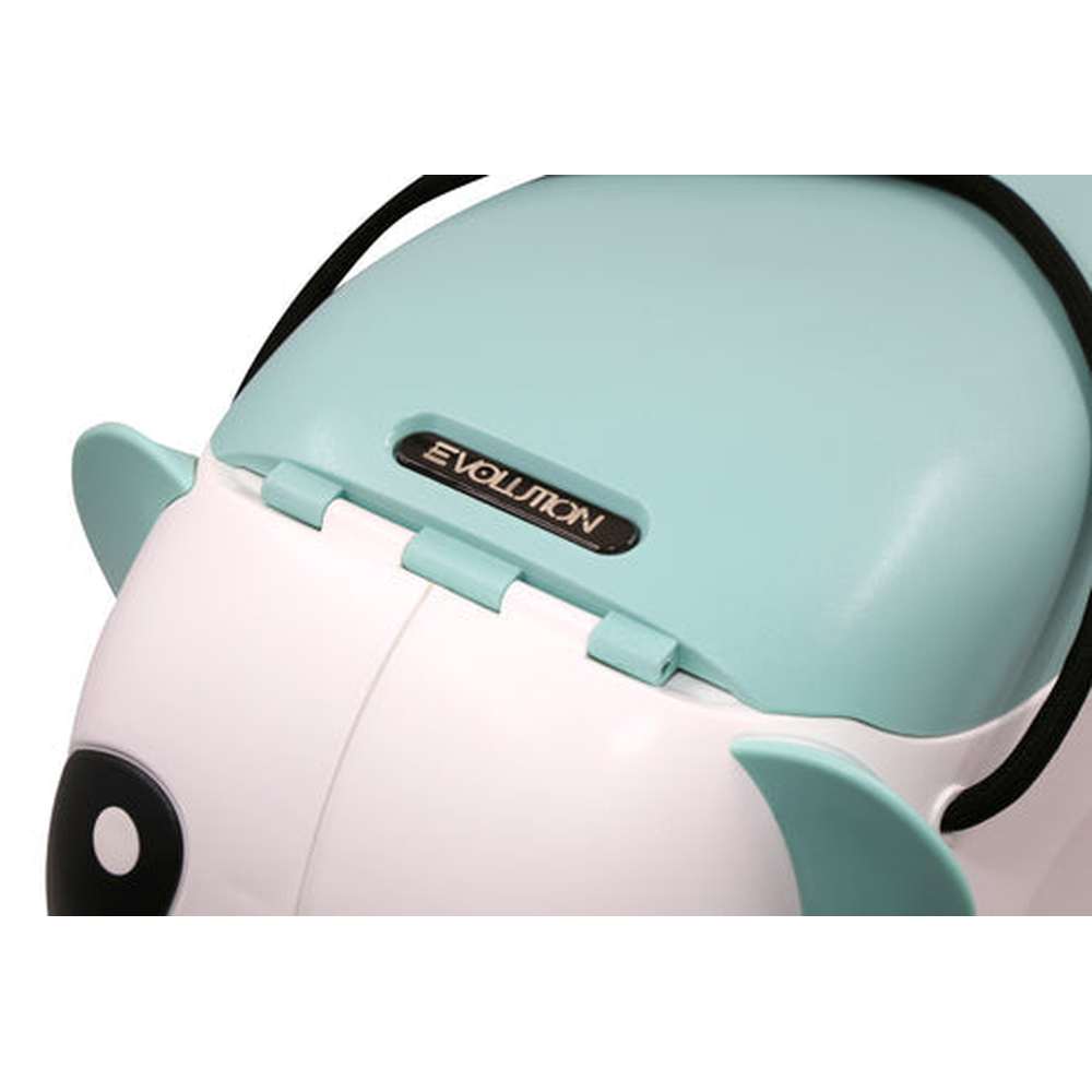 Evolution Unisex Kiddies Panda Trolley Ride On Luggage Case In Mint/White