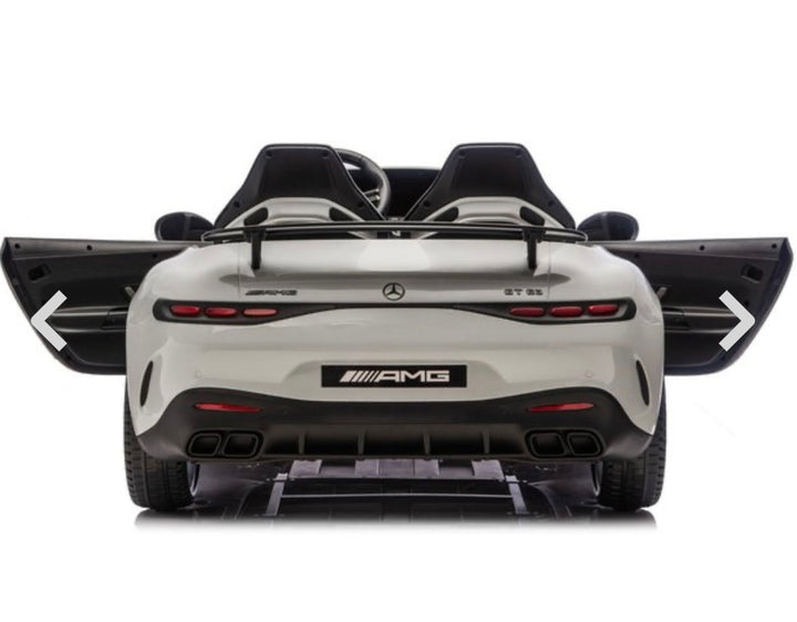 Mercedes Gt63 Electric Ride On Play Car In Grey