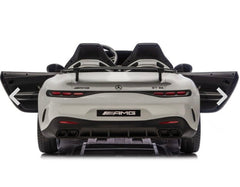 Mercedes Gt63 Electric Ride On Play Car In Grey