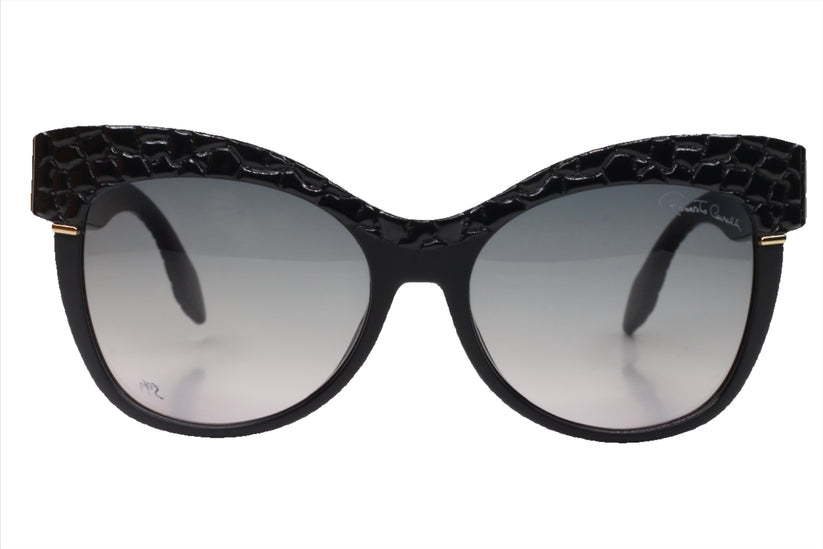 Roberto Cavalli Teti Plastic Sunglasses For Women In Black