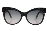 Roberto Cavalli Teti Plastic Sunglasses For Women In Black