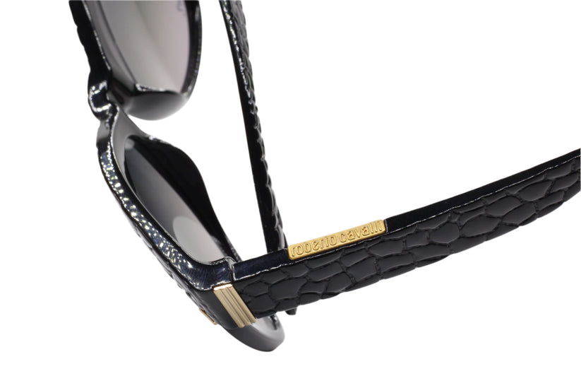 Roberto Cavalli Teti Plastic Sunglasses For Women In Black