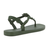 Ipanema Ladies Class Urbane Sandals In Green Metallic