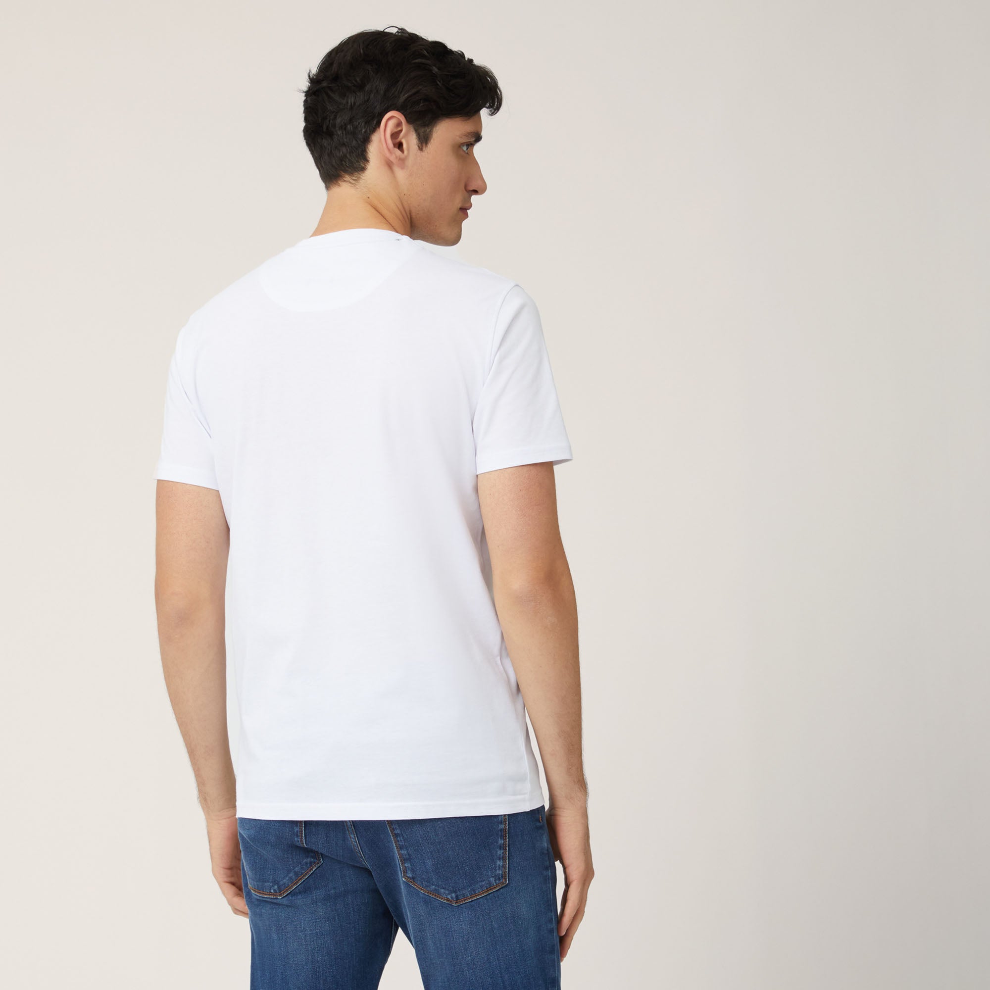 Harmont & Blaine Mens T-Shirt In White