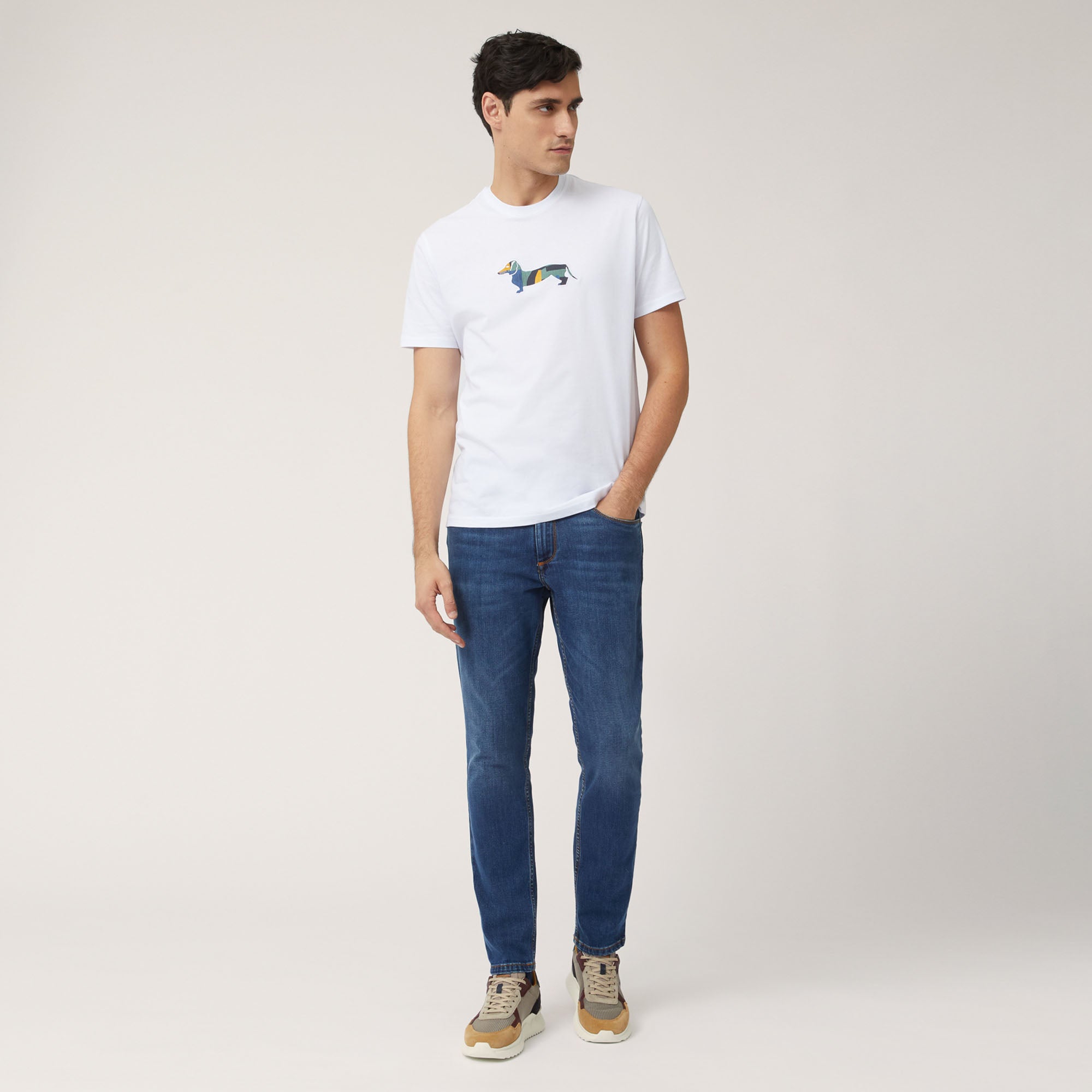 Harmont & Blaine Mens T-Shirt In White