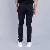 Fade Mens Iconic Graphite Jeans In Black