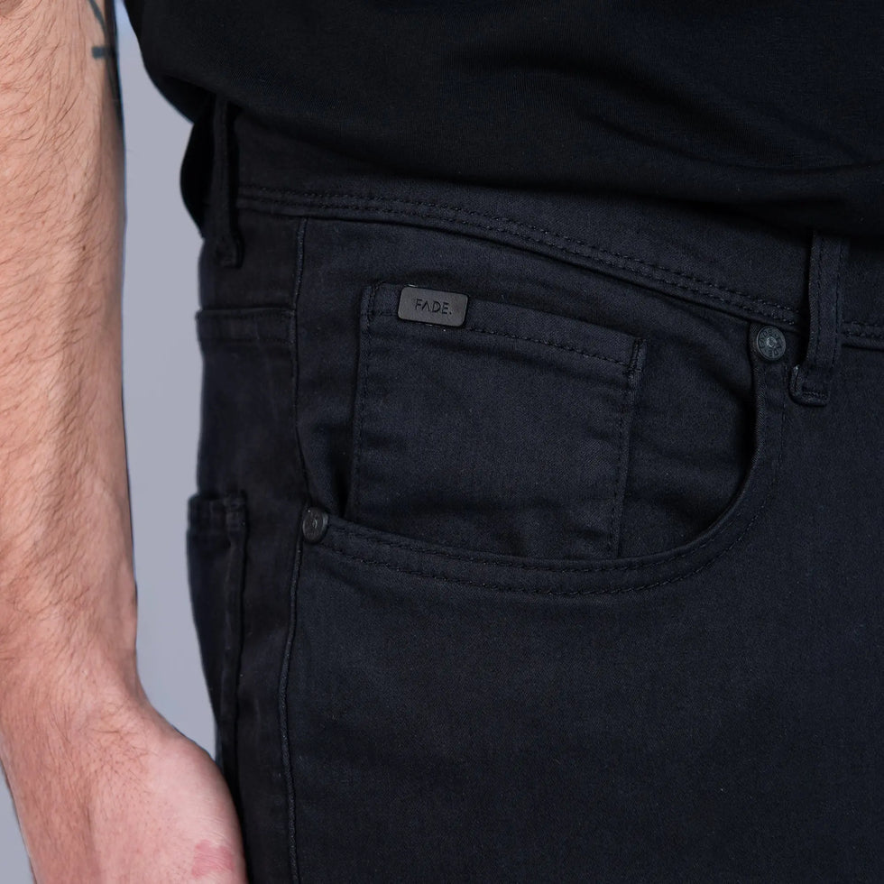 Fade Iconic Graphite Jeans Black