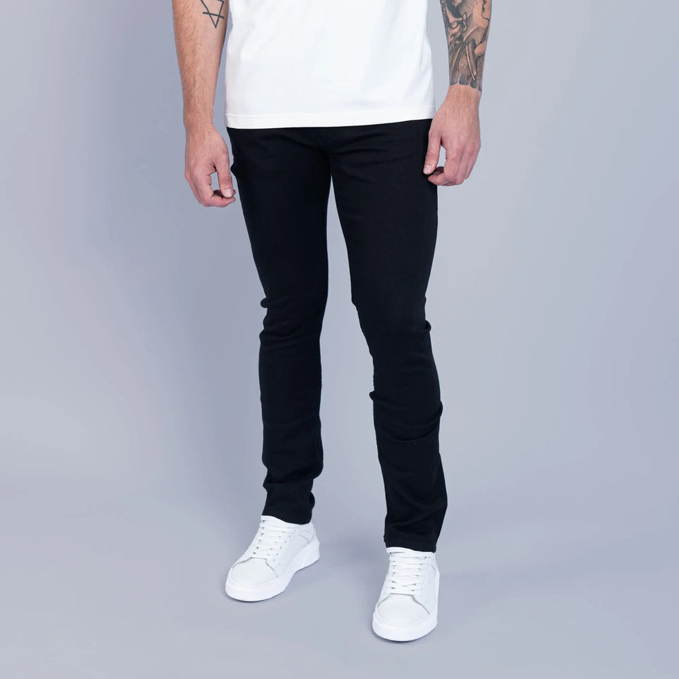 Fade Iconic Midnight Jeans Black