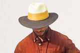 Durban II  Unisex Sun Hat In Black & Cream