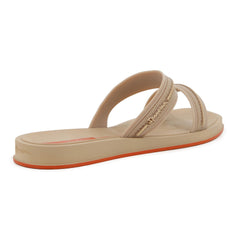 Ipanema Ladies Glow Slide Sandals In Beige