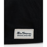 Ben Sherman Mens Linen Ivy Hat In Black