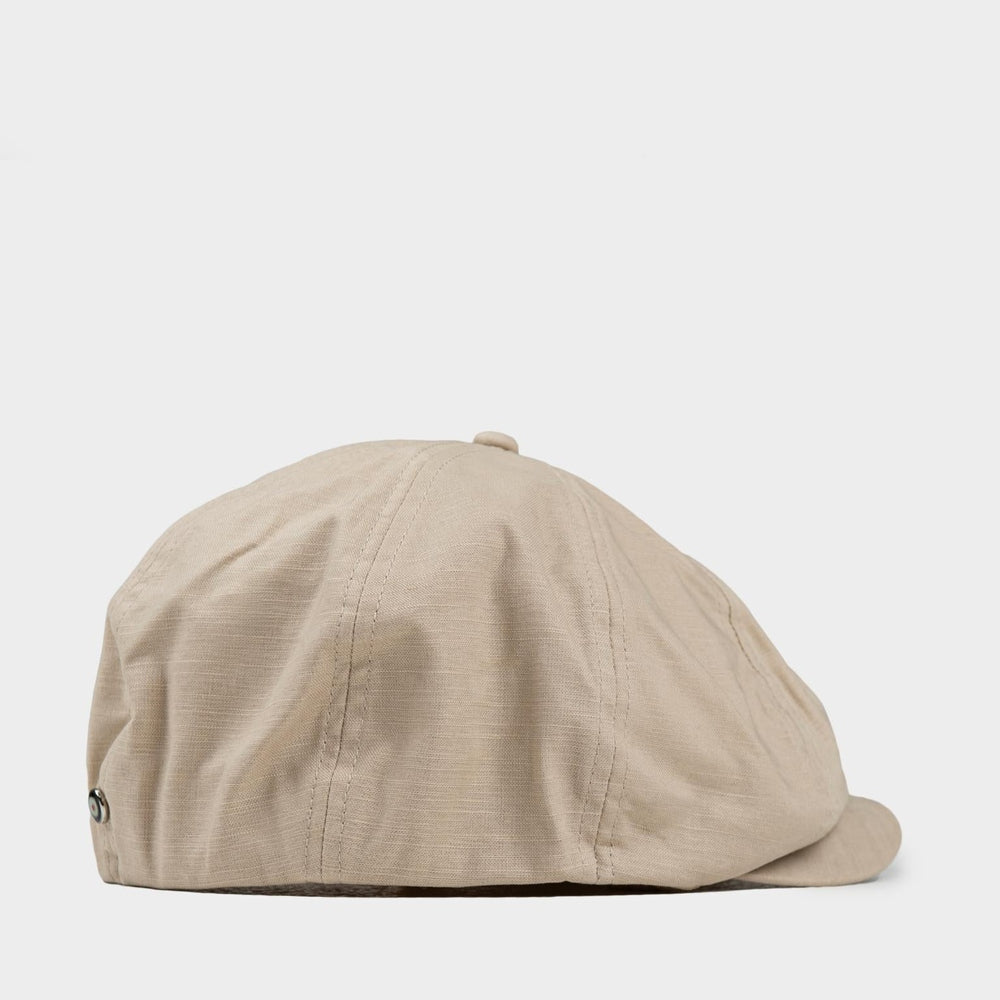 Ben Sherman Mens Linen Ivy Hat In Stone