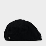 Ben Sherman Mens Linen Ivy Hat In Black
