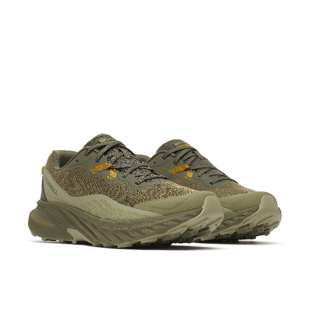 Merrlel Mens Agility Trail Sneakers In Loden Green