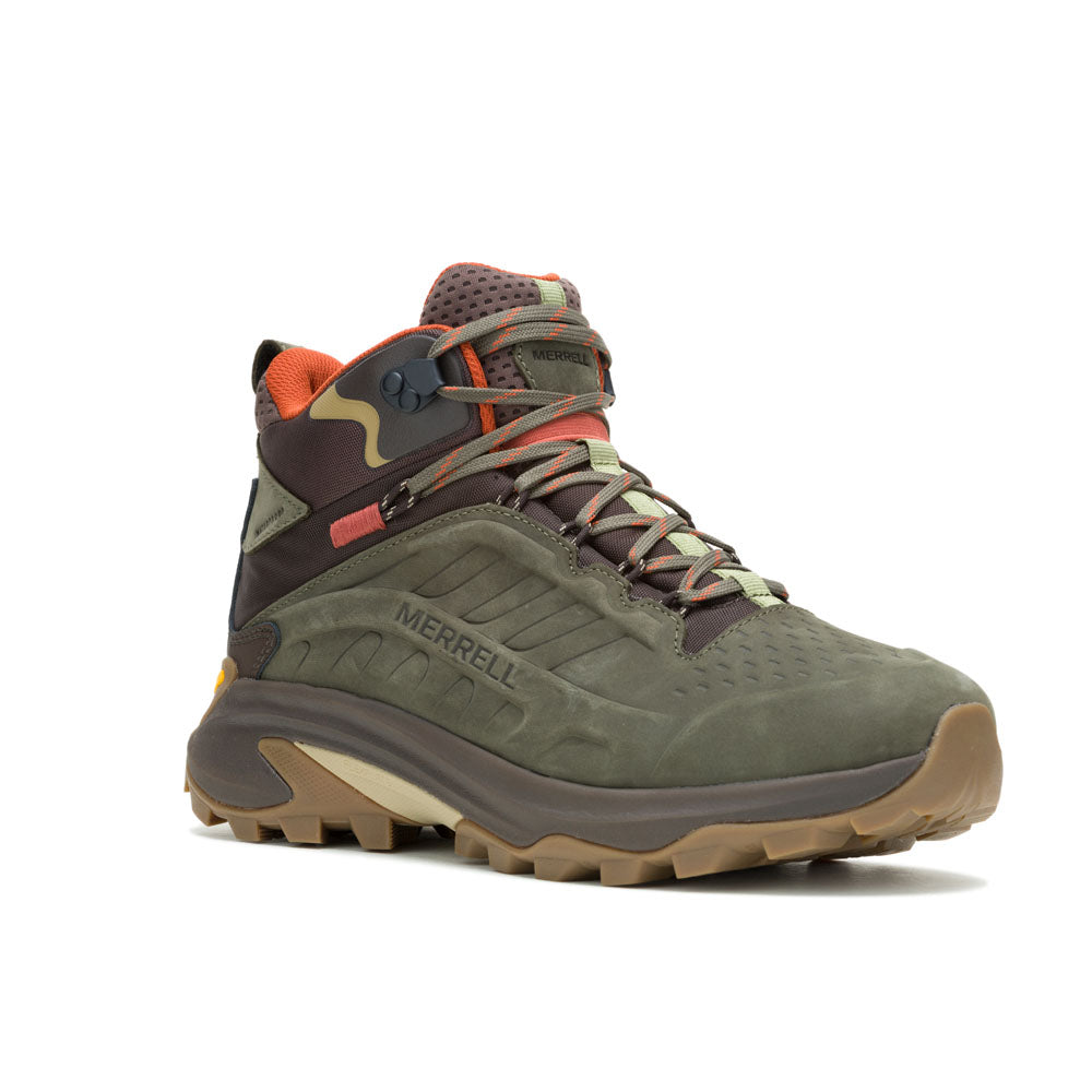 Merrell Mens Moab Speed 2 Ltr Mid Shoes In Olive