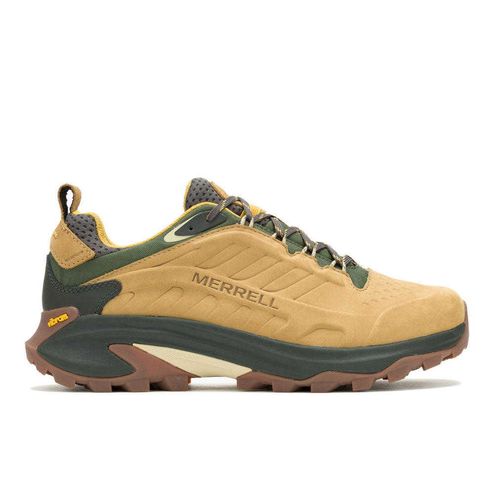 Merrell Mens MOAB Speed 2 Leather Waterproof Sneakers In Tan