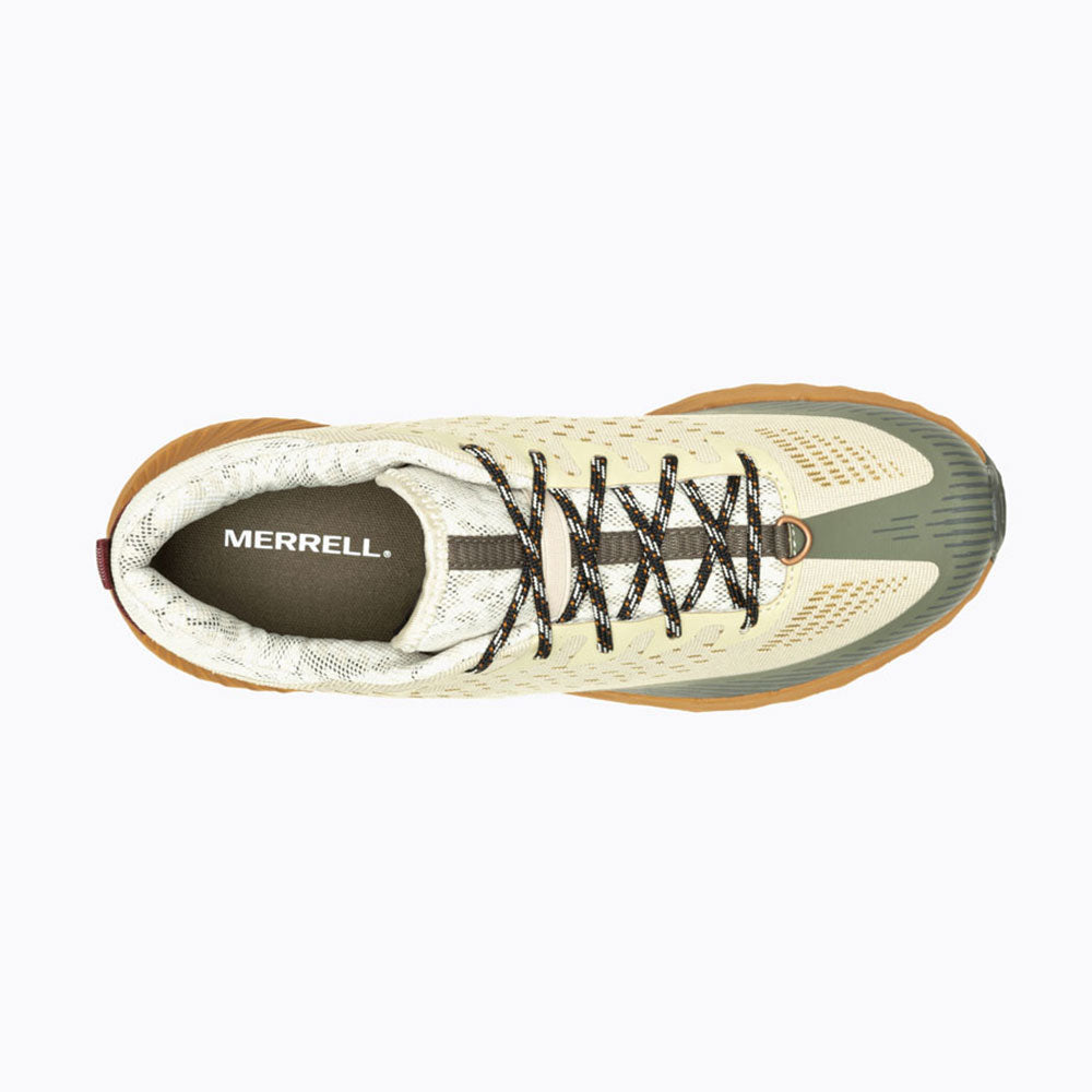 Merrell Mens Agility Peak 5 Sneakers In Oyster/Oive