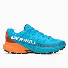 Merrell J067759 Mens Agility Peak 5 Shoes Blue Orange