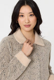 Izabel London Ladies Buon Hrouh Soft Jacket In Beige