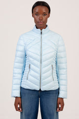 Sissy boy Womens Cropped Puffer Jacket Ravilla In Blue