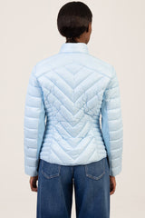 Sissy boy Womens Cropped Puffer Jacket Ravilla In Blue