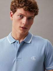 Calvin Klein 315603 Tipping Slim Polo Light Blue