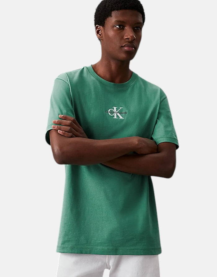 Calvin Klein J325649 Monologo Tee Green