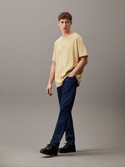 Calvin Klein J325650 Washed Monologo Tee  Khaki