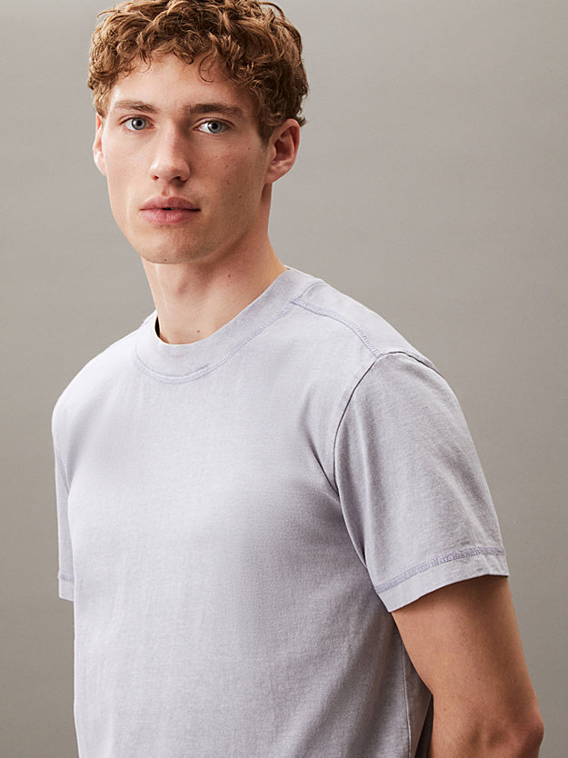 Calvin Klein J327267 Garment Dye Tee Aleutian