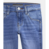 Guess Girls Stretch Denim Skinny Jeans In Light Wash