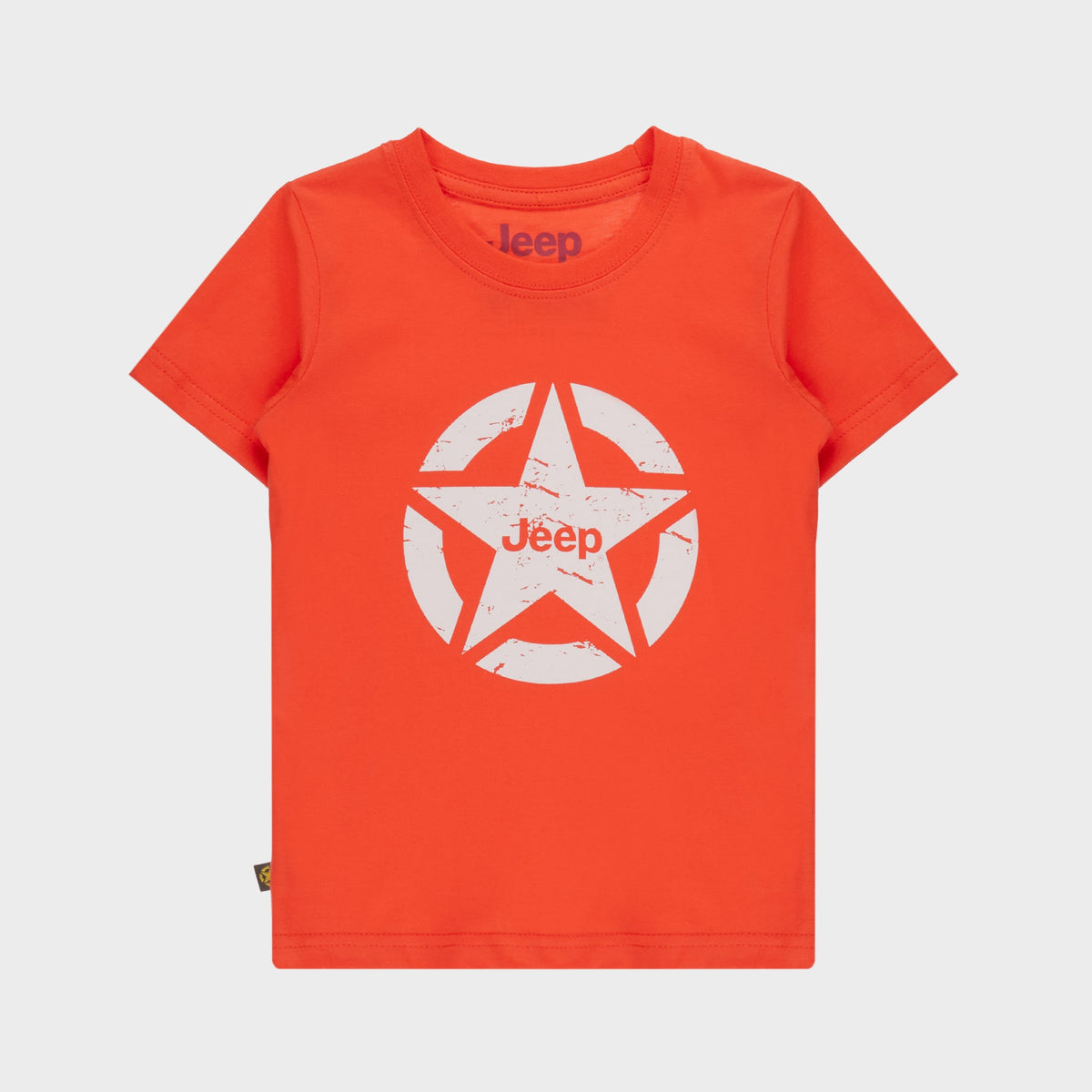 Jeep Boys Icon Star Logo T-Shirt In Orange