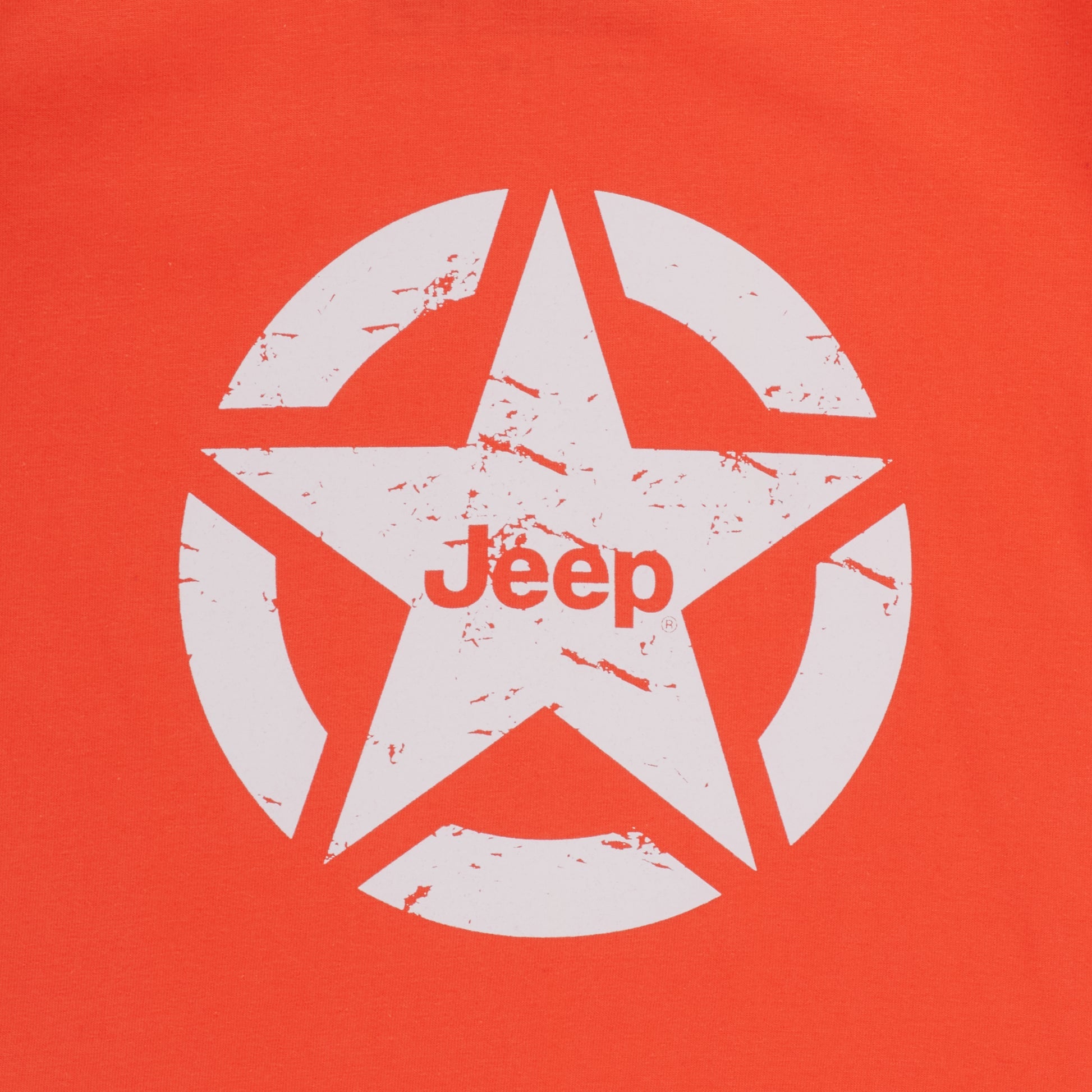 Jeep Boys Icon Star Logo T-Shirt In Orange