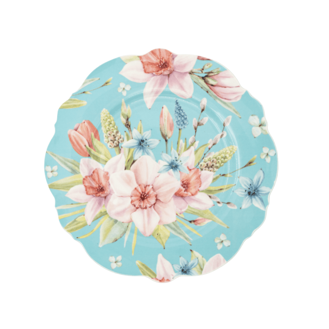 Jenna Clifford -7264 Jennas Garden Dinner Plate (Set Of 4)