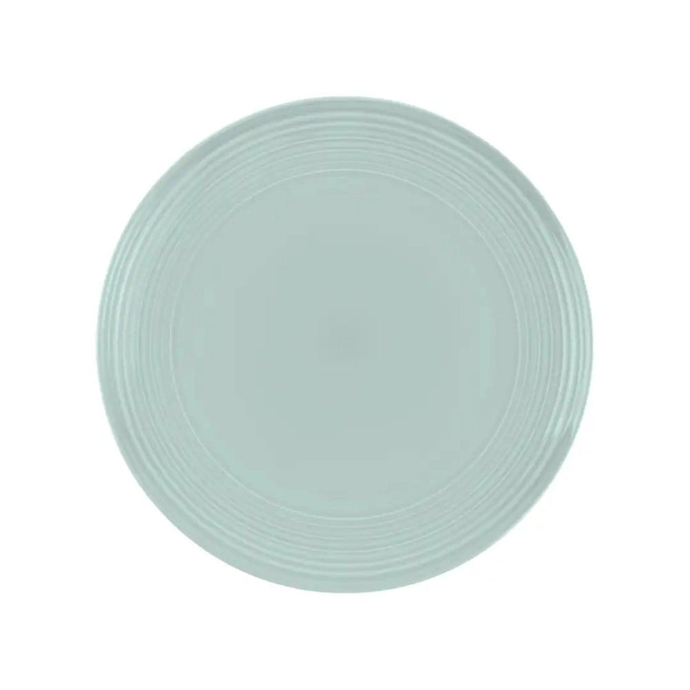 Jenna Clifford Embossed Lines Set Of 4 Dinner Plate In White