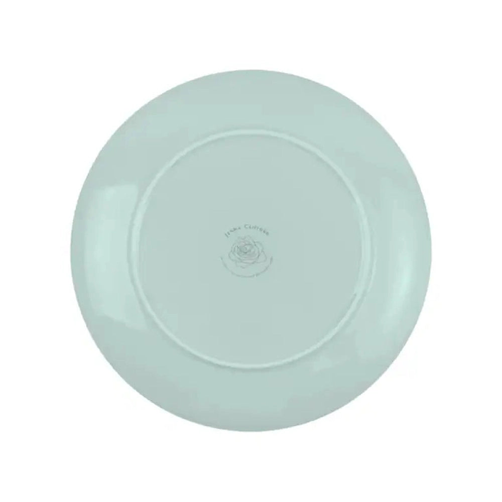 Jenna Clifford Embossed Lines Set Of 4 Dinner Plate In White