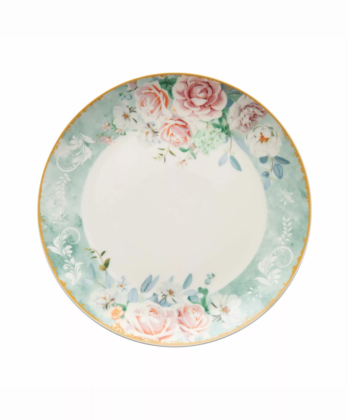 Jenna Clifford -7109 Green Floral Charger