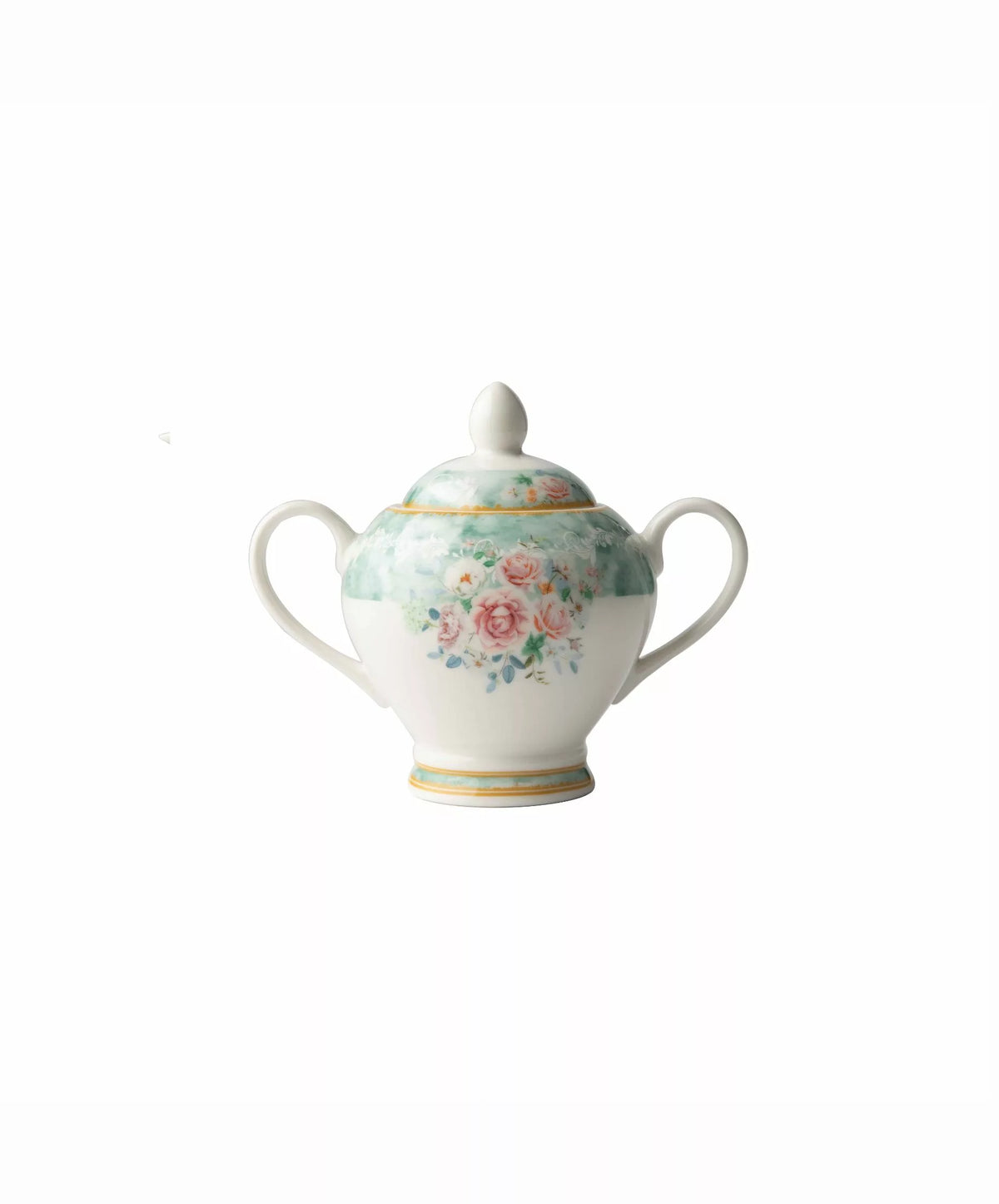 Jenna Clifford -7116 Green Floral Sugar Pot