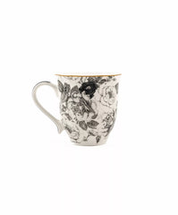 Jenna Clifford -7235 Black Rose Mug