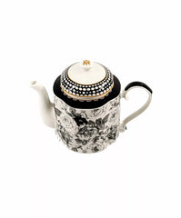 Jenna Clifford -7237 Black Rose Tea Pot