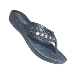 Jellos Ladies Sandals In Navy