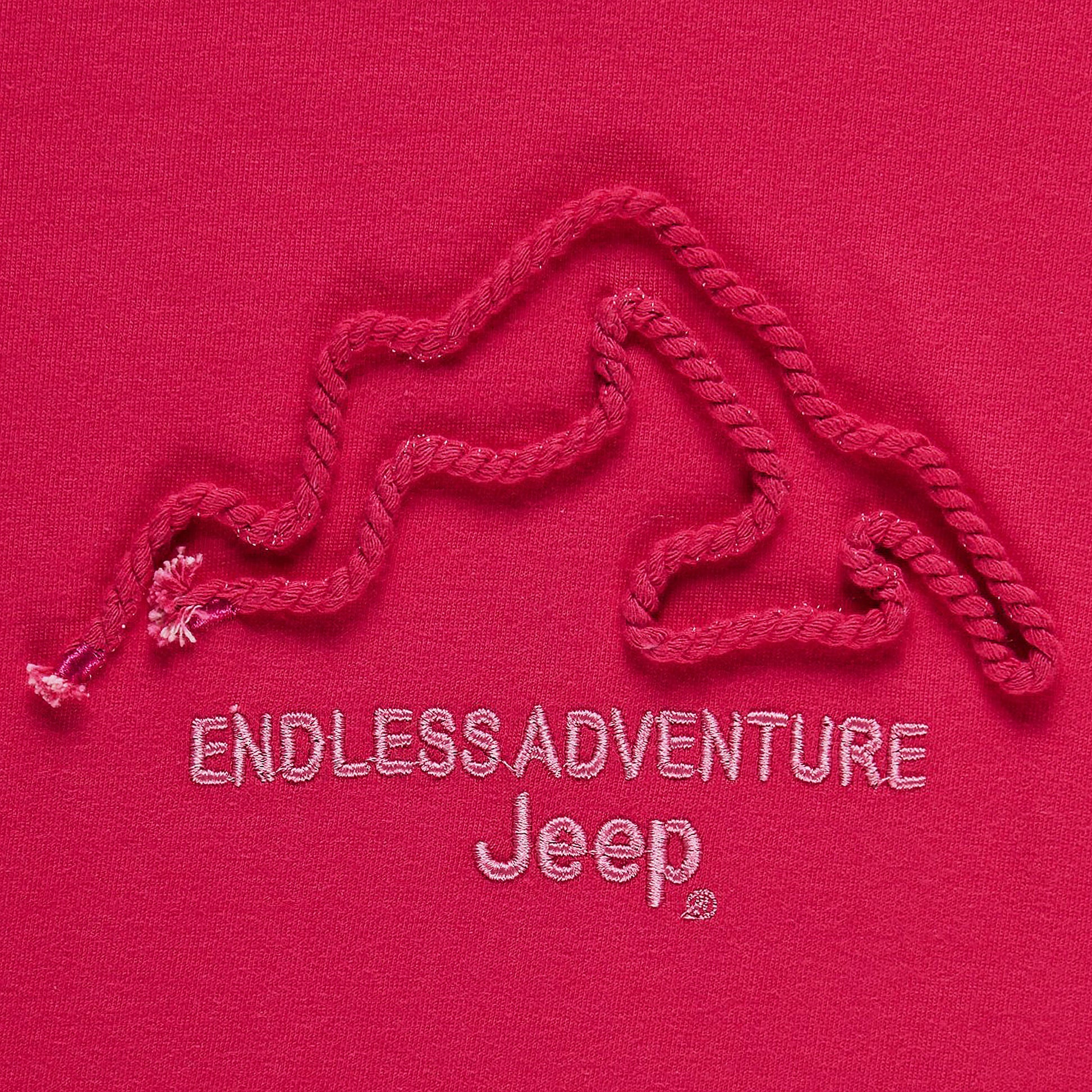 Jeep Kids Long Sleeve T-Shirt In Pink