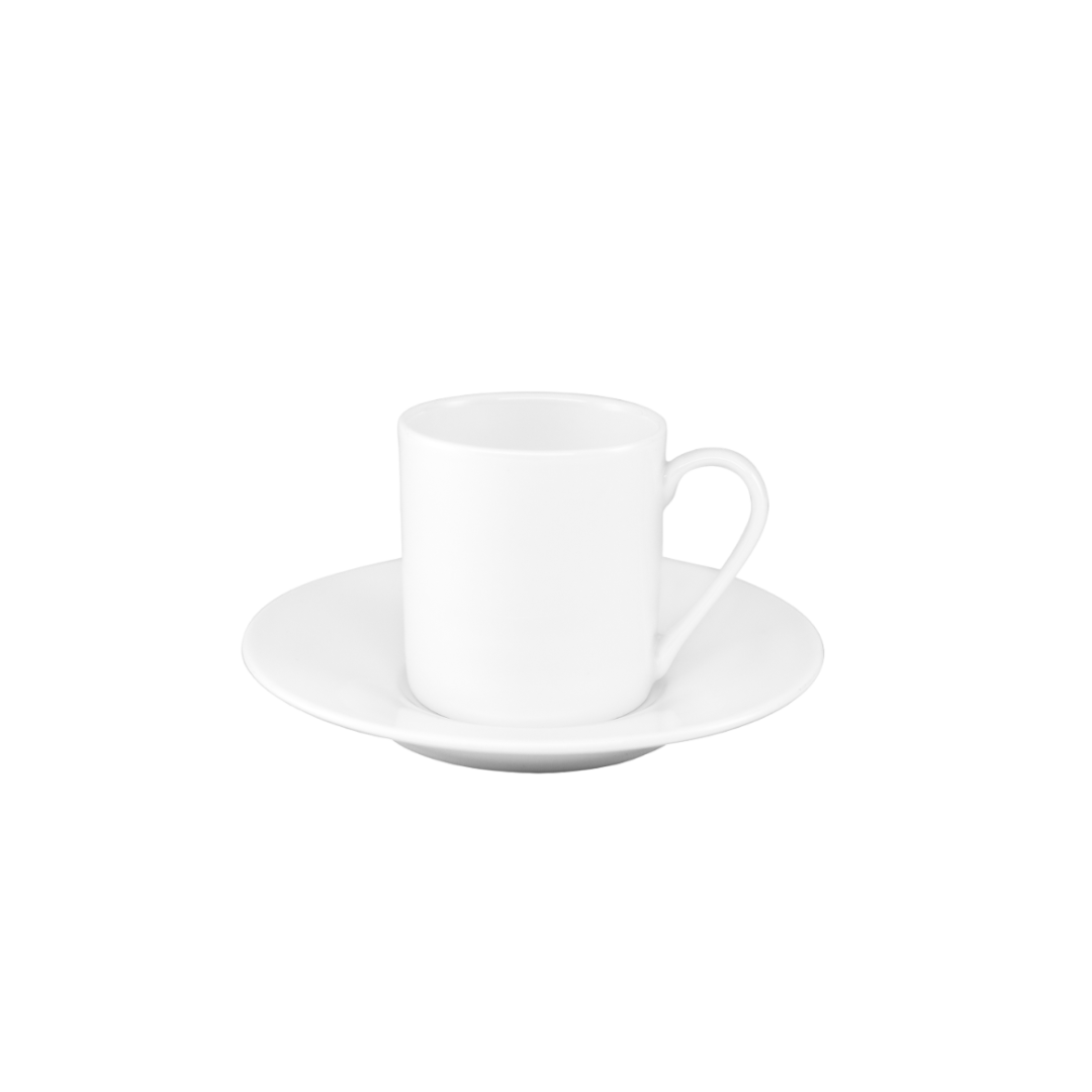 Jan White Espresso Cup & Saucer