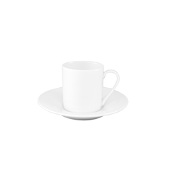 Jan White Espresso Cup & Saucer