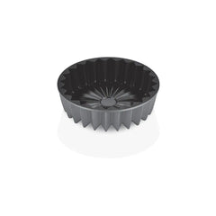 Jan Premium Cast Aluminium Fluted Pie Tart Mould In Black