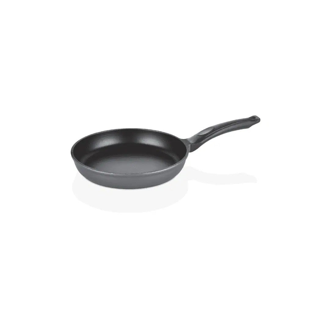 Jan Premium Cast Aluminium 20 Cm Pan With Single Handle In Black