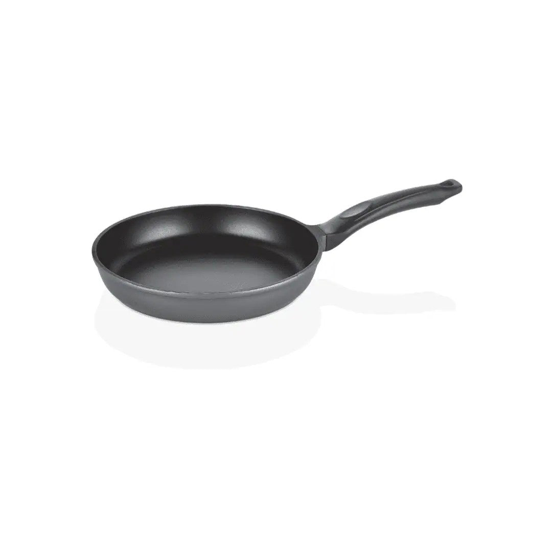 Jan Premium Cast Aluminium 22 Cm Pan With Single Handle In Black